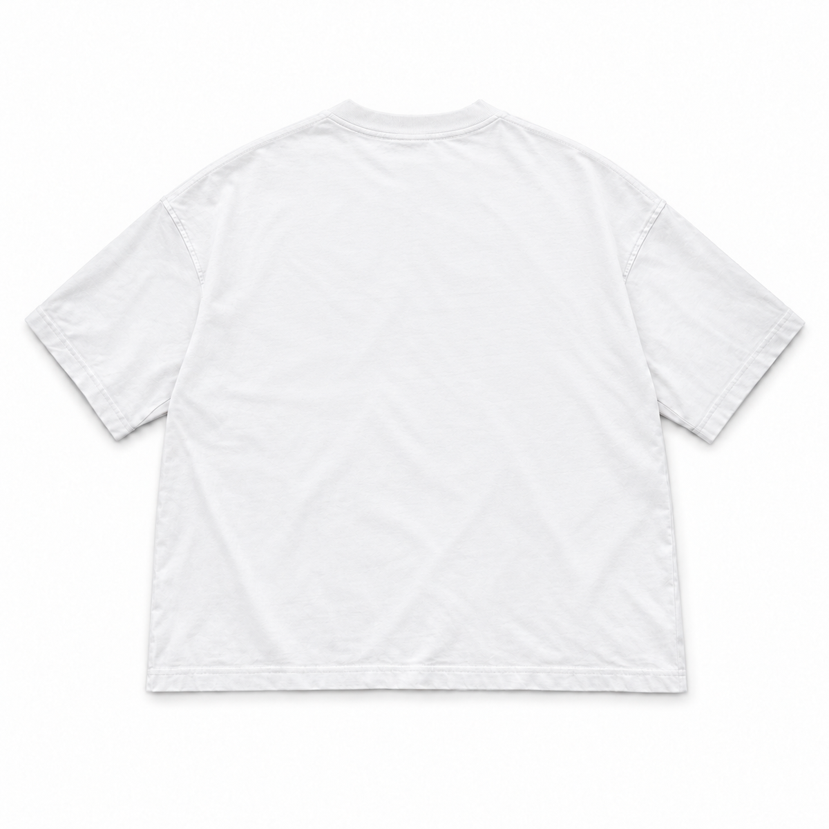 White — SUBLIMINAL Tee, back view