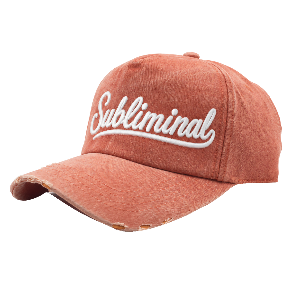 SUBLIMINAL Cap — Coral, front product cutout